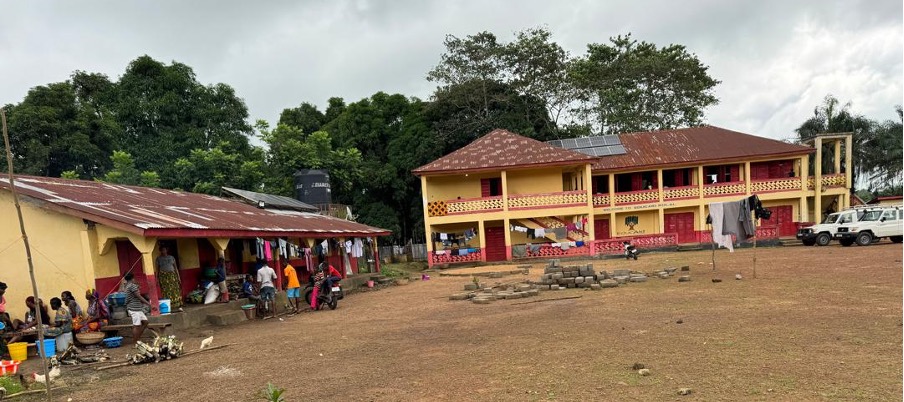 Rolal - The new Senior Secondary School building and staff quarters